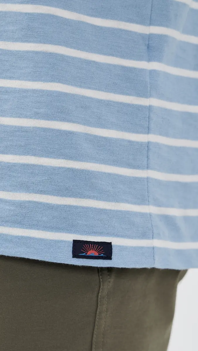 Faherty Sunwashed Tee Bermuda Sail Stripe | Thumbnail 6 Faherty Sunwashed Tee Bermuda Sail Stripe | Thumbnail 6
