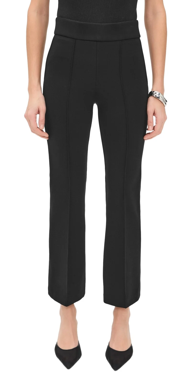 Ponte Pintuck Kick Flare Trousers Ponte Pintuck Kick Flare Trousers