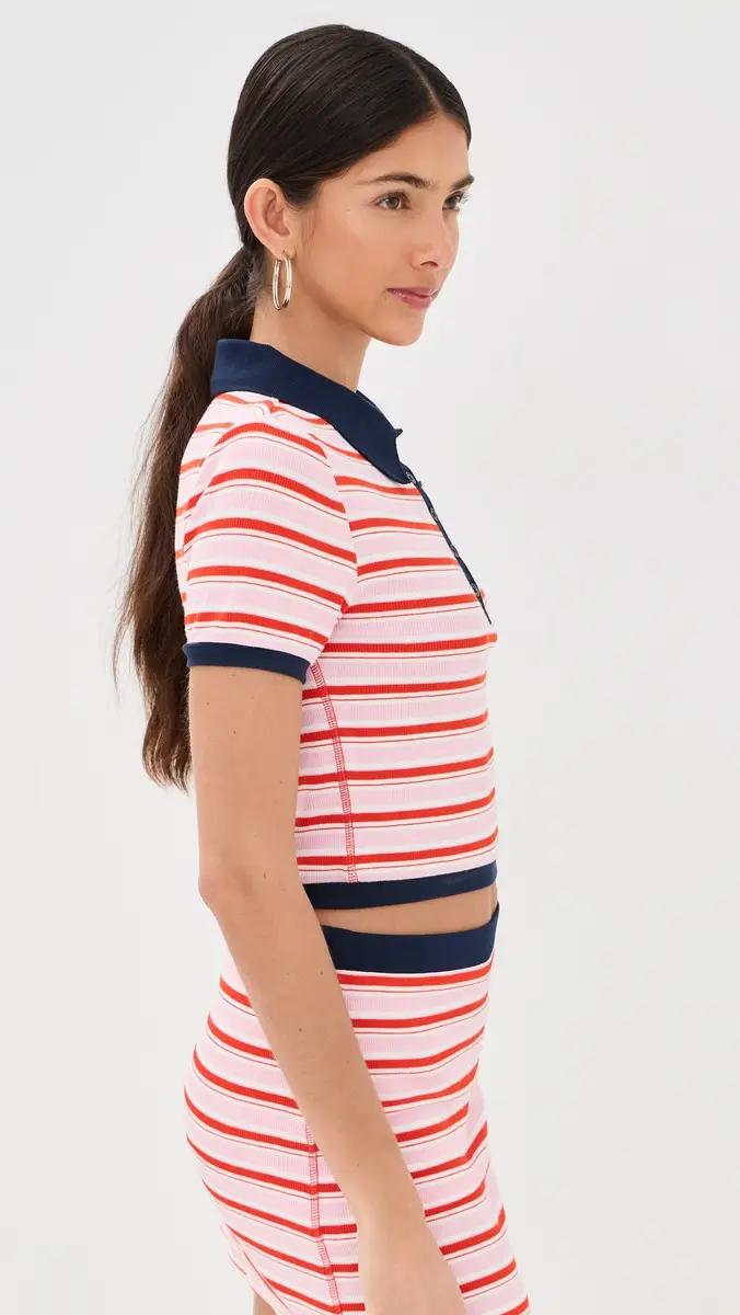 Simkhai Marnie Knit Polo | Thumbnail 4