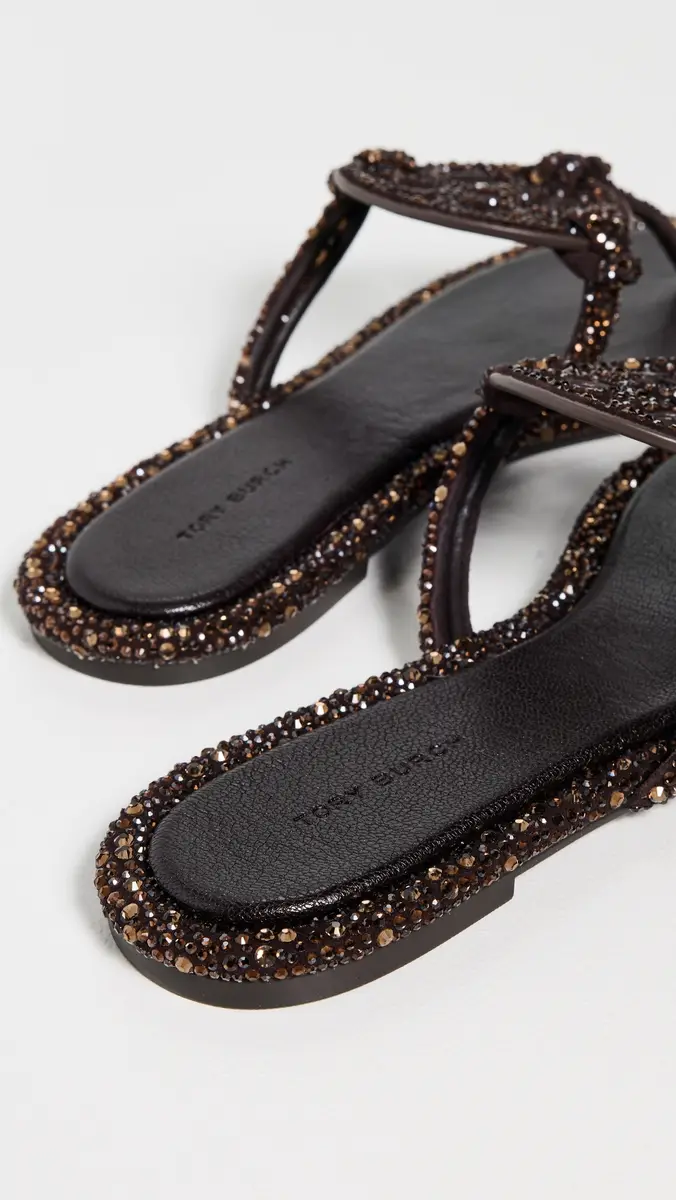Tory Burch Miller Knotted Crystal Sandals | Thumbnail 4