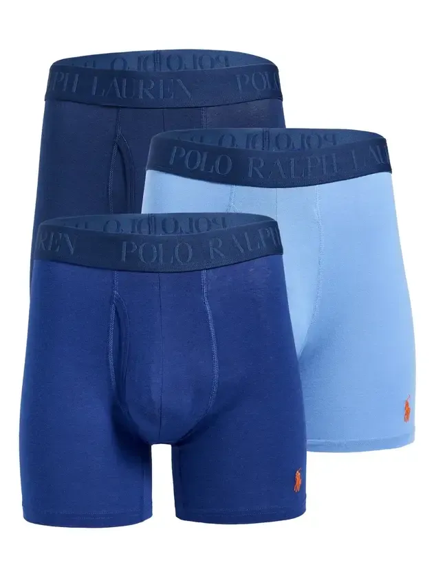 Polo Ralph Lauren Underwear 4D Flex Cotton Modal Boxer Briefs 3 Pack