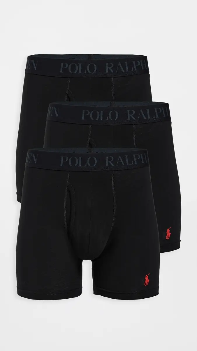 Polo Ralph Lauren Underwear 4D Flex Cotton Modal Boxer Briefs 3 Pack | Thumbnail 2