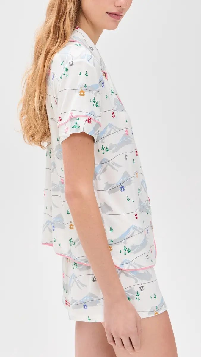 HONEYDEW All American Shortie Pajama Set Gondolas | Thumbnail 4 HONEYDEW All American Shortie Pajama Set Gondolas | Thumbnail 4