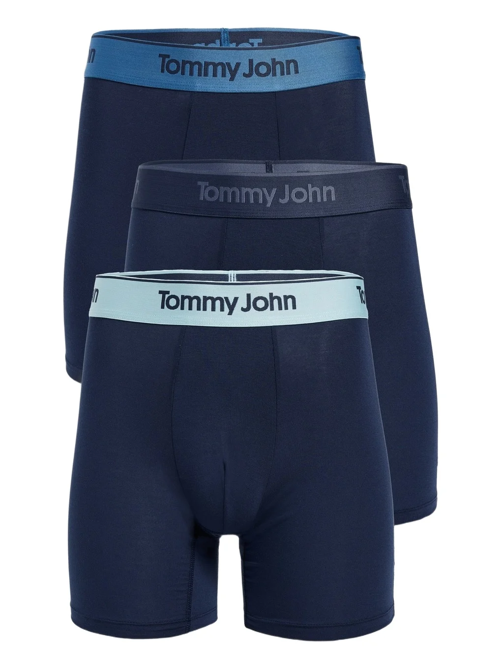Second Skin Modal 6 Boxer Brief 3 Pack Dress Blues/High Tide/Blue El S