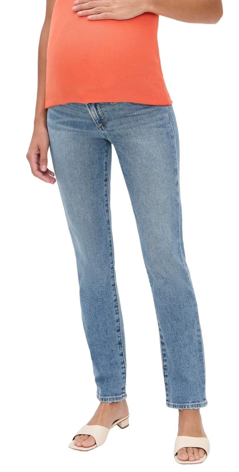The Lara Straight Ankle Maternity Jeans The Lara Straight Ankle Maternity Jeans