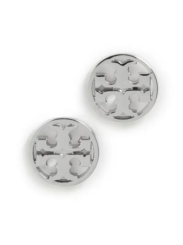 Tory Burch Icon Circle Stud Earrings