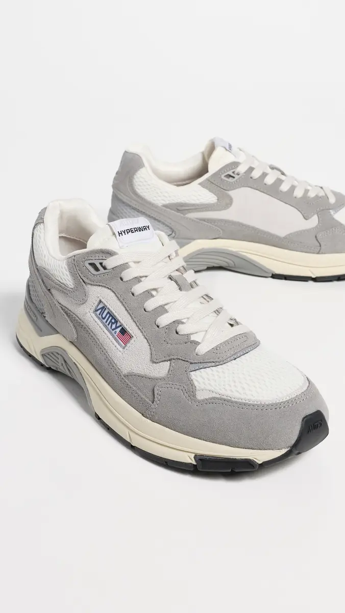Autry Hyperway Low Man Suede Mesh Sneakers | Thumbnail 4 Autry Hyperway Low Man Suede Mesh Sneakers | Thumbnail 4
