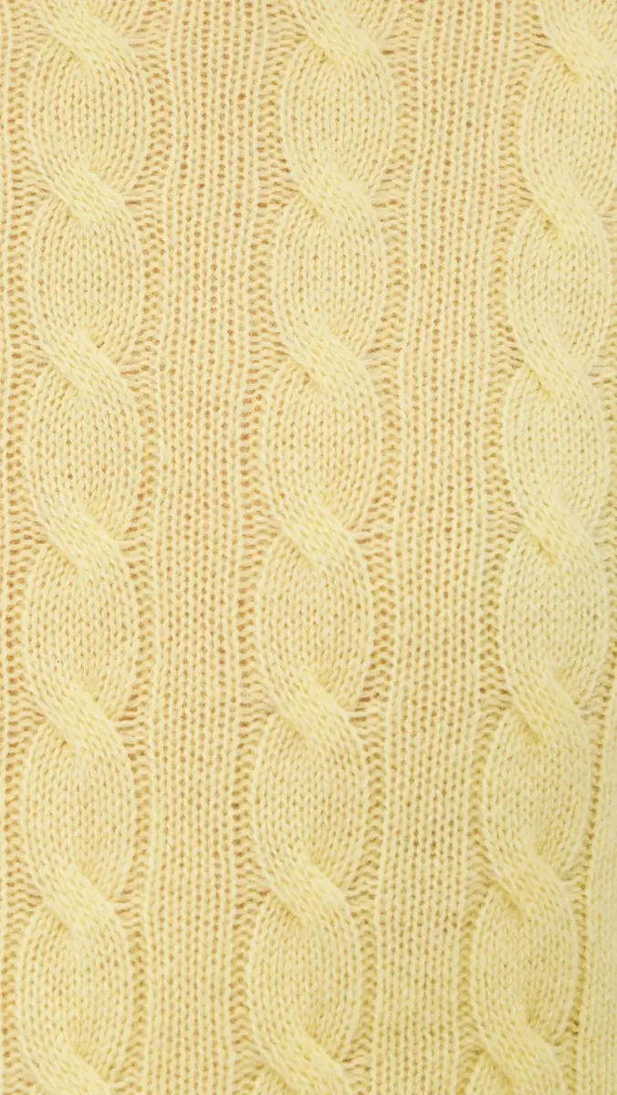 White + Warren Cashmere Varsity Cable Crewneck emonade | Thumbnail 6 White + Warren Cashmere Varsity Cable Crewneck emonade | Thumbnail 6
