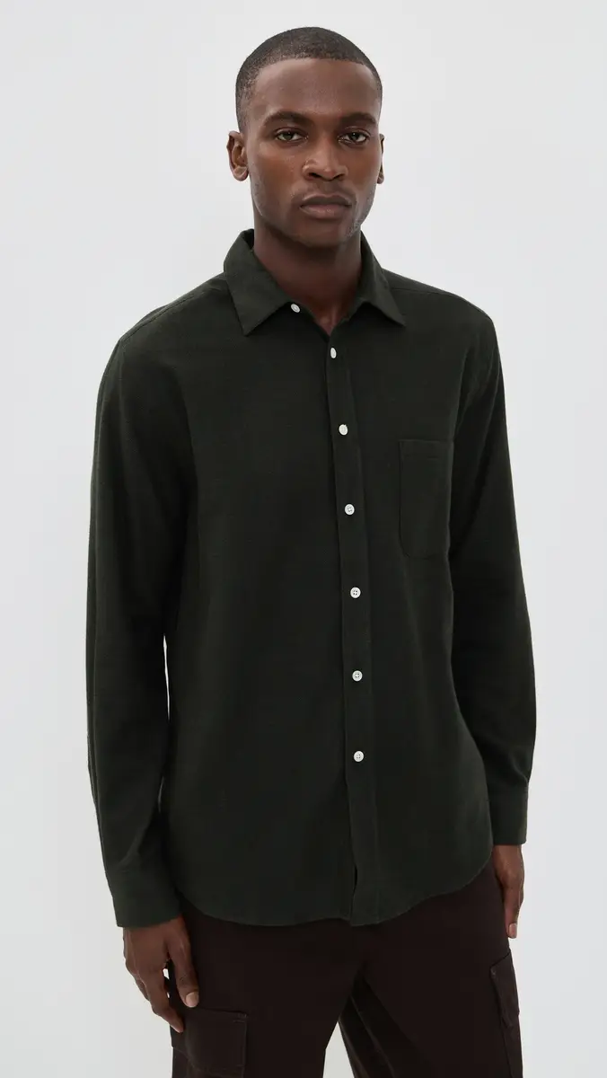 Portuguese Flannel Teca 2.0 Brushed Flannel Button Down Shirt | Thumbnail 2 Portuguese Flannel Teca 2.0 Brushed Flannel Button Down Shirt | Thumbnail 2