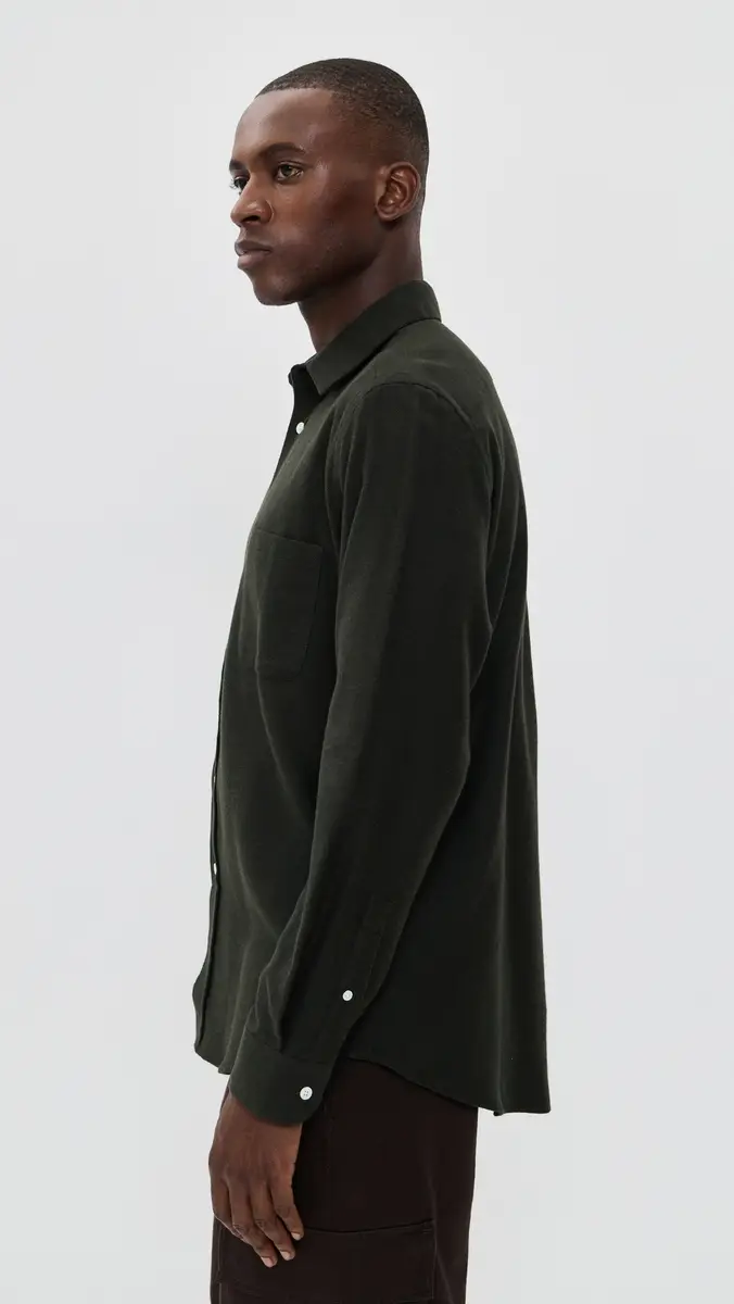 Portuguese Flannel Teca 2.0 Brushed Flannel Button Down Shirt | Thumbnail 4 Portuguese Flannel Teca 2.0 Brushed Flannel Button Down Shirt | Thumbnail 4