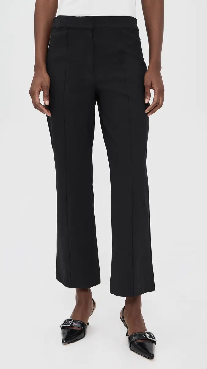 Theory Seamed Kick Pants Black | Thumbnail 2 Theory Seamed Kick Pants Black | Thumbnail 2