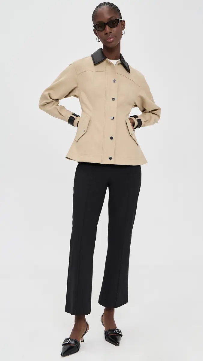 Theory Seamed Kick Pants Black | Thumbnail 5 Theory Seamed Kick Pants Black | Thumbnail 5