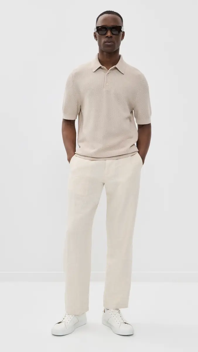 Vince Geo Jacquard Polo ineral/Classic Cream | Thumbnail 5 Vince Geo Jacquard Polo ineral/Classic Cream | Thumbnail 5