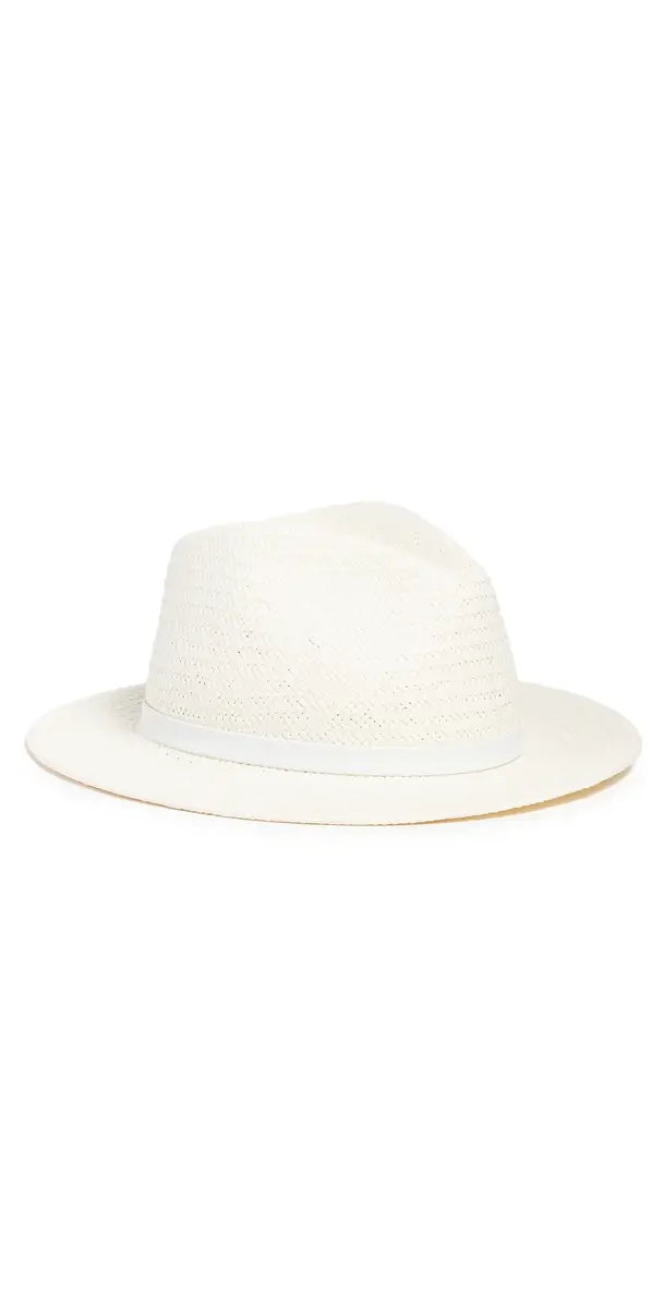 rag & bone Packable Straw Fedora Hat