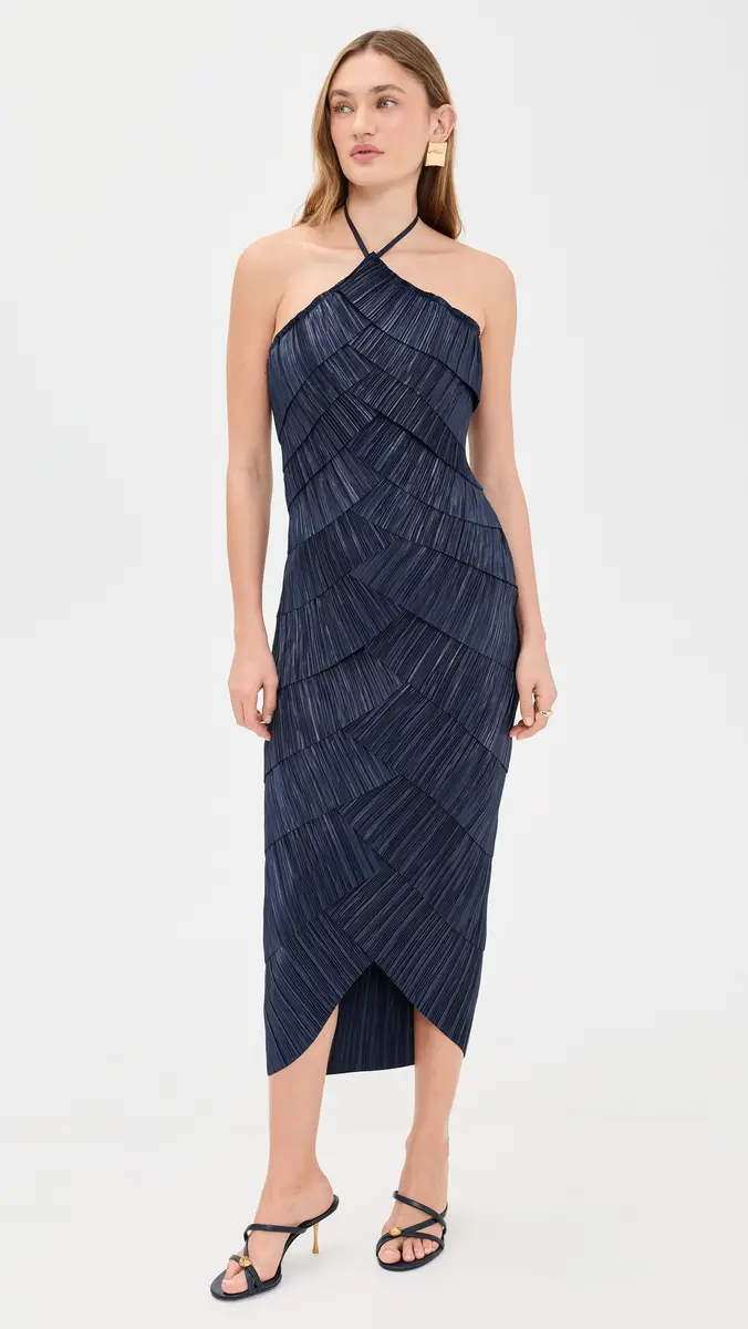 Cult Gaia Patrizia Dress Deep Lake | Thumbnail 2