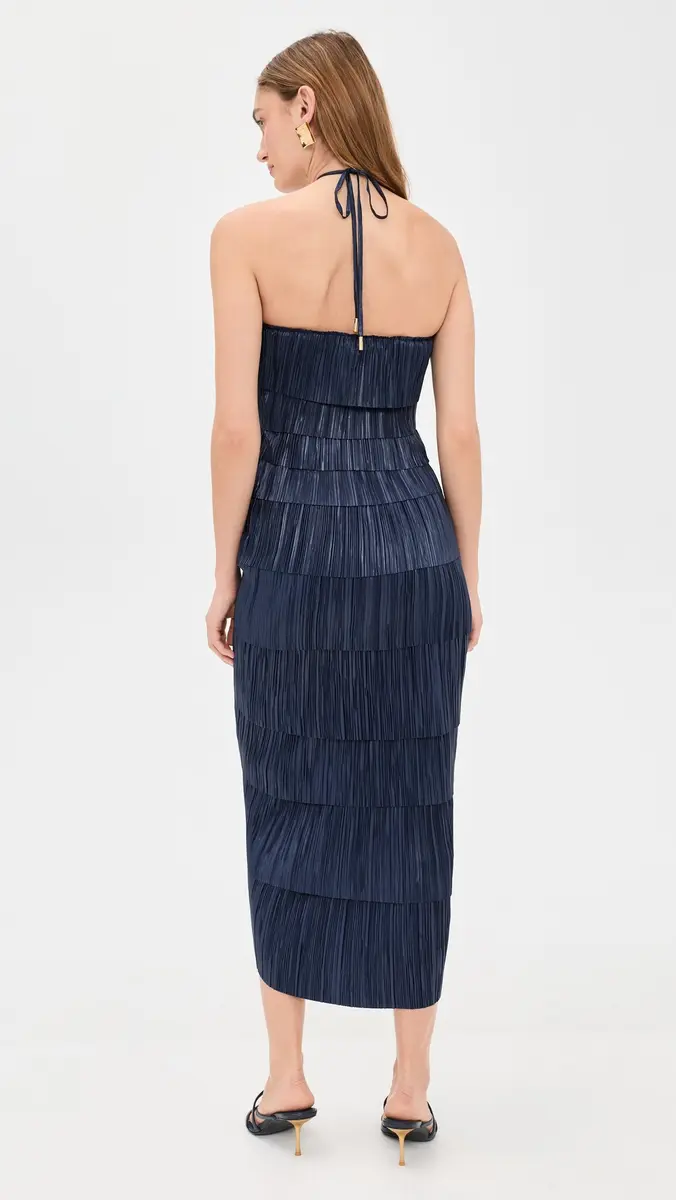 Cult Gaia Patrizia Dress Deep Lake | Thumbnail 3