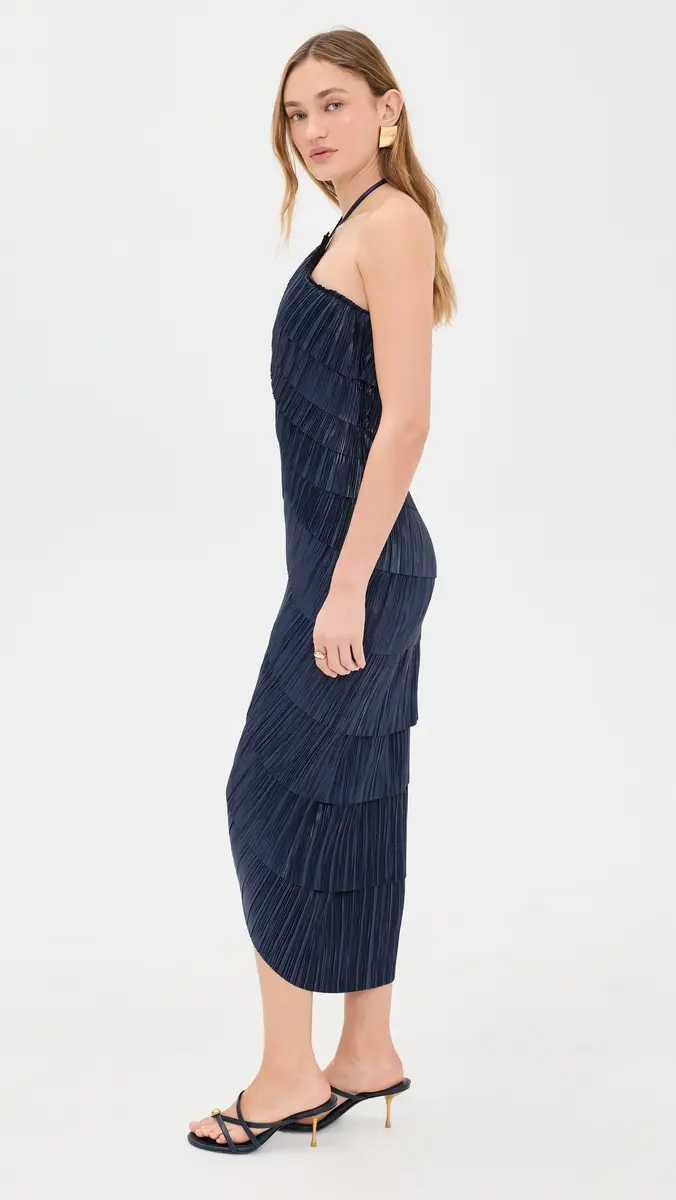 Cult Gaia Patrizia Dress Deep Lake | Thumbnail 4