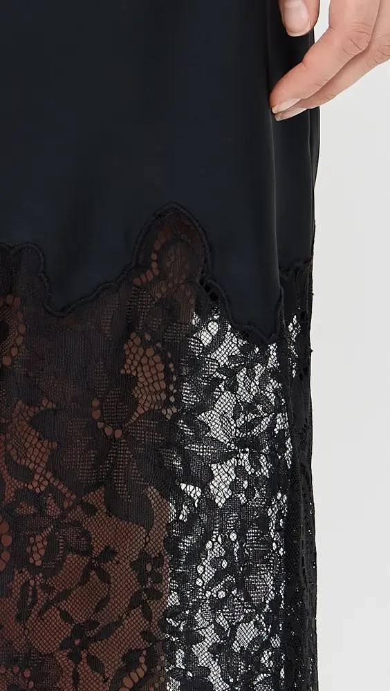 LoveShackFancy Ilene Skirt Black | Thumbnail 6 LoveShackFancy Ilene Skirt Black | Thumbnail 6
