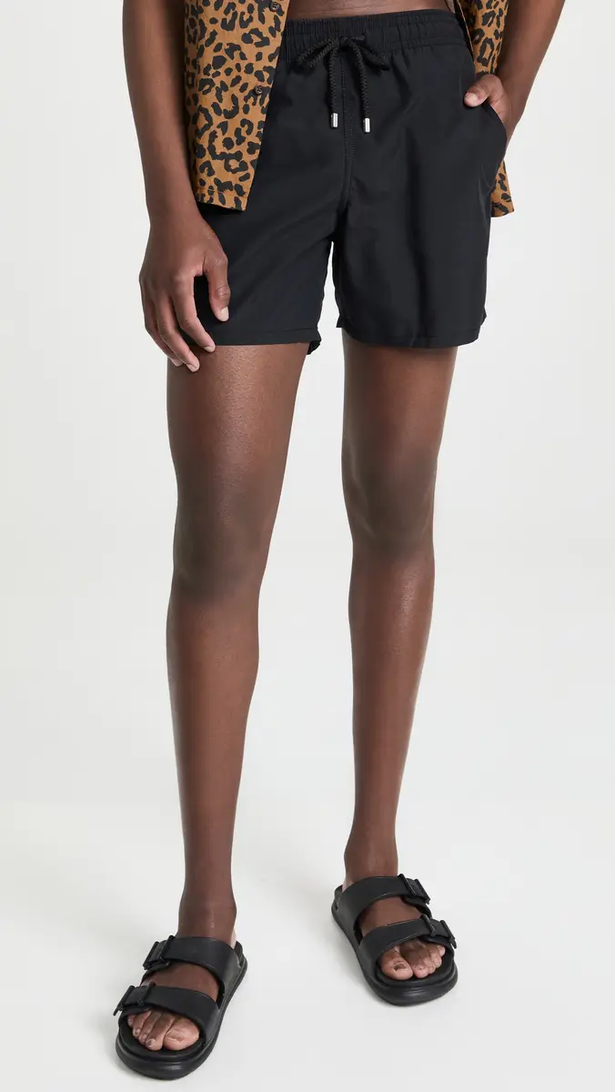 Vilebrequin Solid Moorea Swim Trunks 5 | Thumbnail 2 Vilebrequin Solid Moorea Swim Trunks 5 | Thumbnail 2