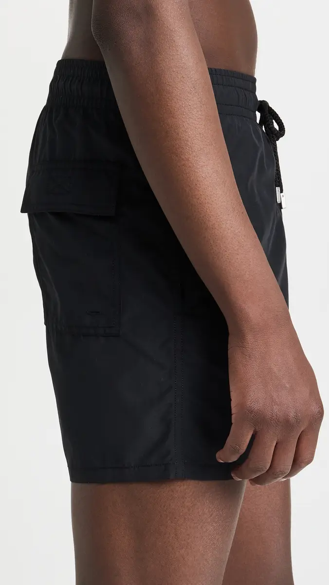 Vilebrequin Solid Moorea Swim Trunks 5 | Thumbnail 4 Vilebrequin Solid Moorea Swim Trunks 5 | Thumbnail 4