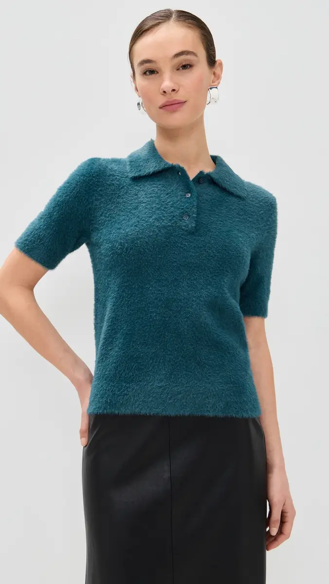 LE BOP Fuzzy Short Sleeve Polo | Thumbnail 2 LE BOP Fuzzy Short Sleeve Polo | Thumbnail 2