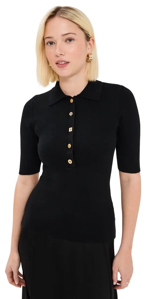 FRANÇOISE Pia Polo Black | Image 1 FRANÇOISE Pia Polo Black | Image 1