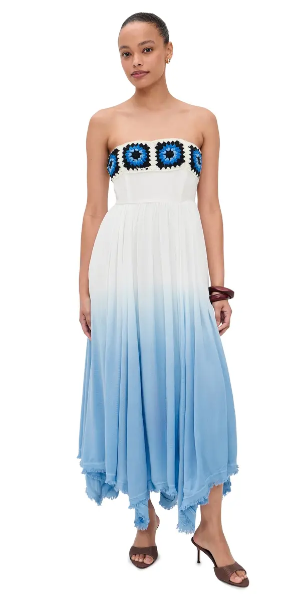 Lewa Dress Blue Ombre Lewa Dress Blue Ombre