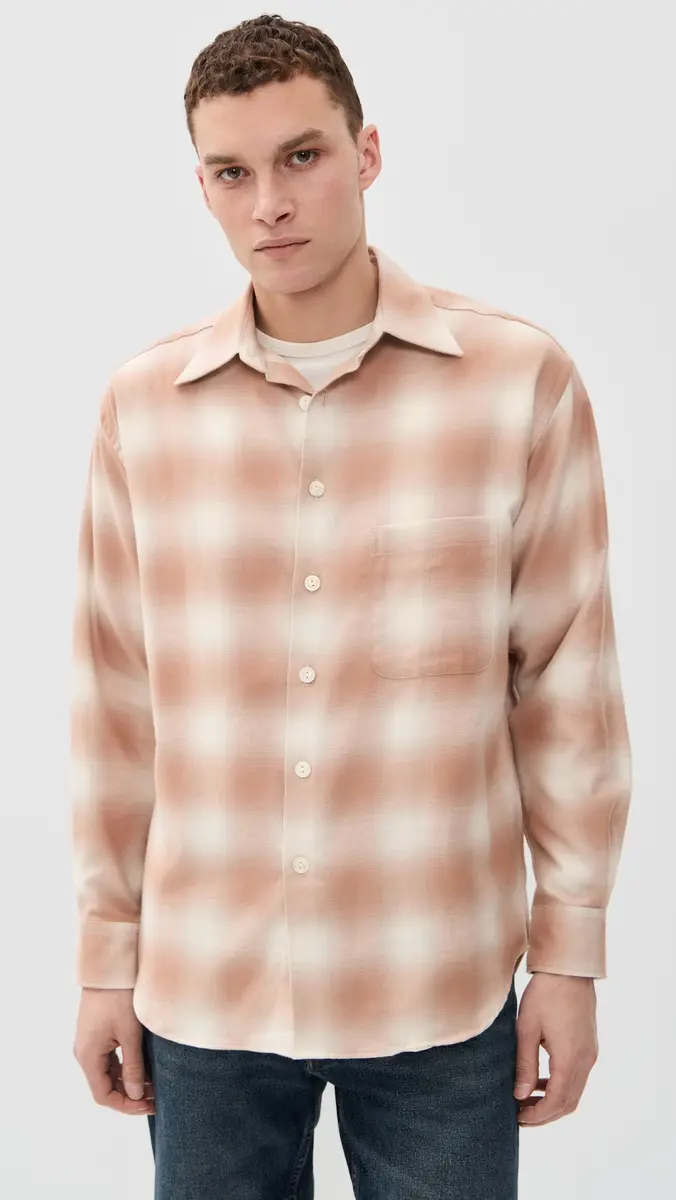 Aaron Levine Shadow Flannel Shirt | Thumbnail 2