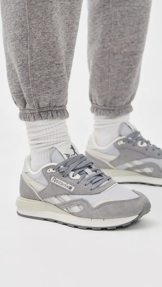 Reebok Classic Nylon 9 Sneakers Grey3/Soft Grey/Chalk | Thumbnail 3