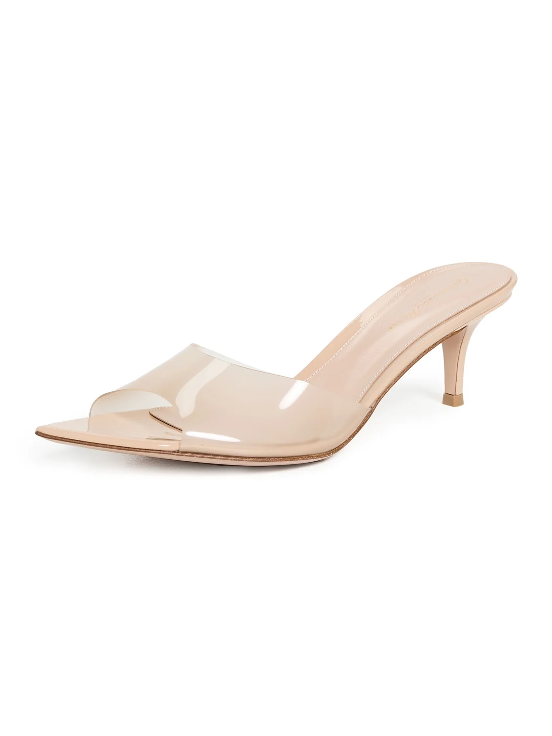 Gianvito Rossi Elle Glass+Vernice Sandals