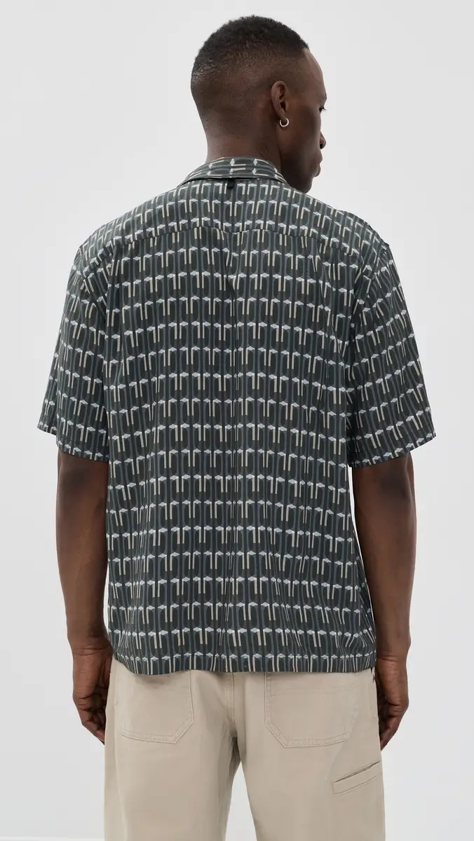 rag & bone Avery Short Sleeves Printed Shirt Indst | Thumbnail 3
