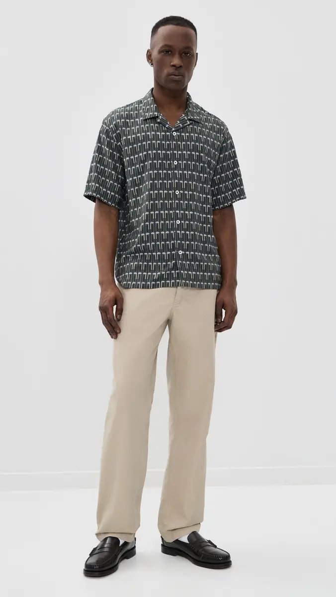 rag & bone Avery Short Sleeves Printed Shirt Indst | Thumbnail 5