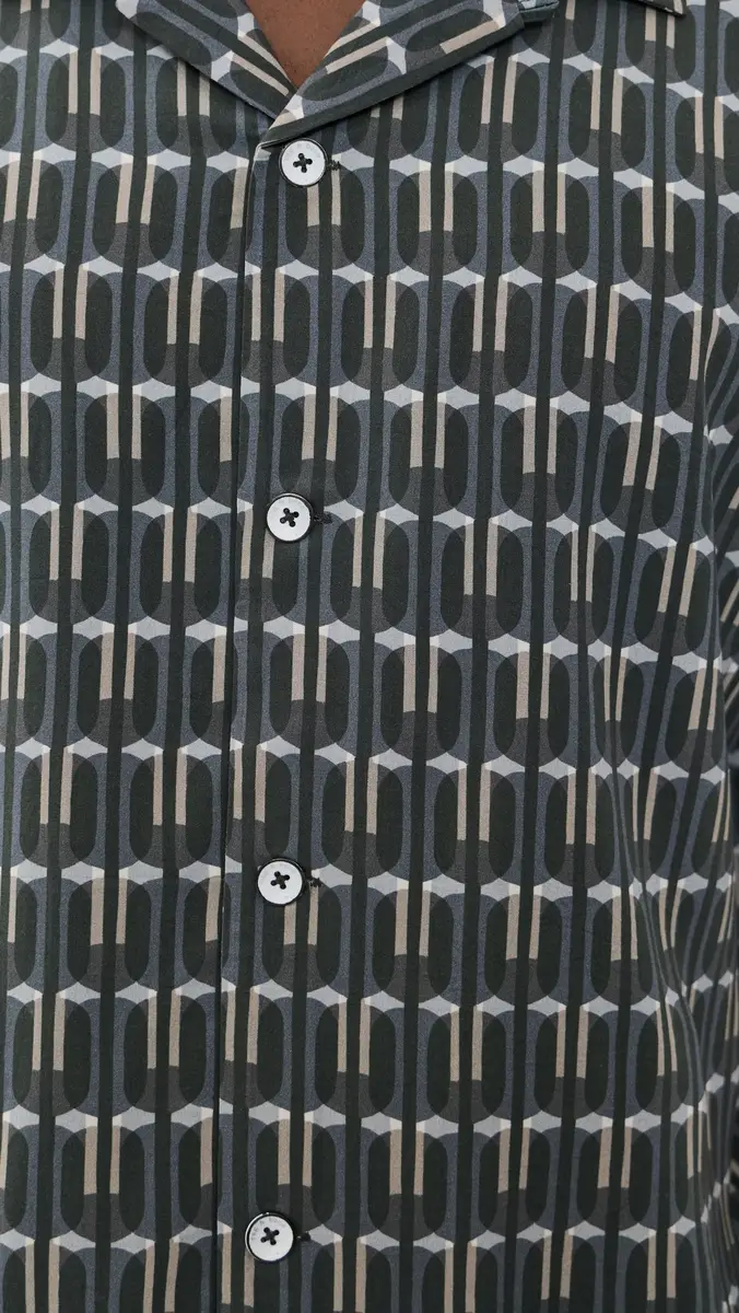 rag & bone Avery Short Sleeves Printed Shirt Indst | Thumbnail 6