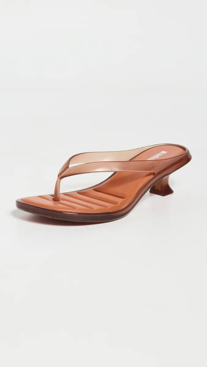 Melissa Jelly Kitten Heel Flip Flops | Thumbnail 2 Melissa Jelly Kitten Heel Flip Flops | Thumbnail 2