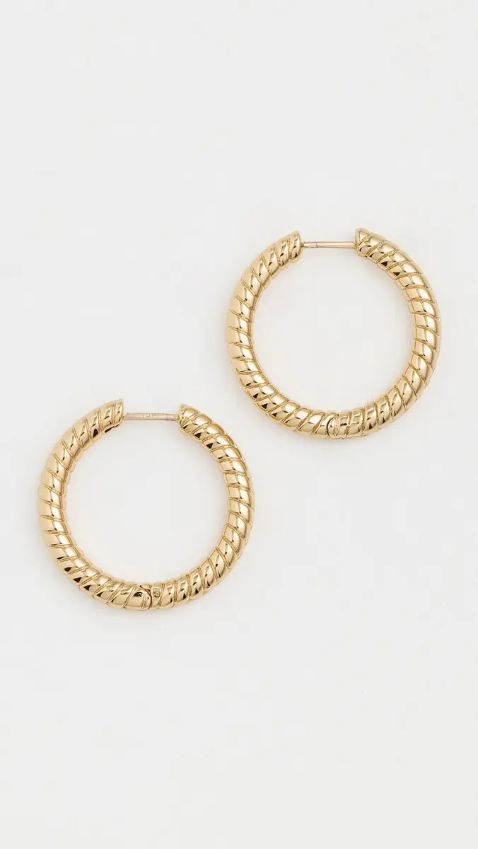 Jennifer Fisher Madison Huggie Hoop Earrings | Thumbnail 2