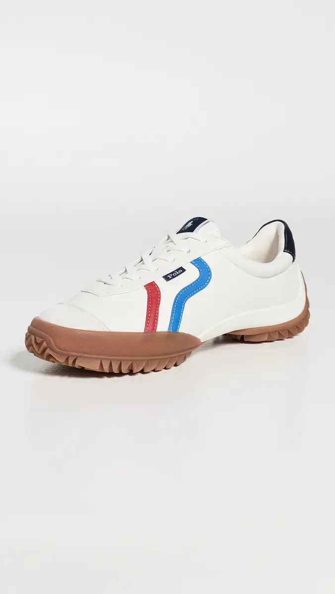 Polo Ralph Lauren Tread Sneakers Deckwash White/Multi | Thumbnail 2 Polo Ralph Lauren Tread Sneakers Deckwash White/Multi | Thumbnail 2