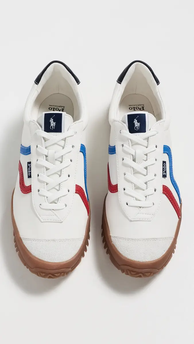 Polo Ralph Lauren Tread Sneakers Deckwash White/Multi | Thumbnail 5 Polo Ralph Lauren Tread Sneakers Deckwash White/Multi | Thumbnail 5