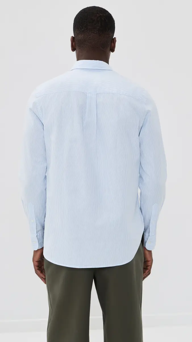 OFFICINE GÉNÉRALE New Candy Stripe Oxford Button Down Shirt | Thumbnail 3 OFFICINE GÉNÉRALE New Candy Stripe Oxford Button Down Shirt | Thumbnail 3