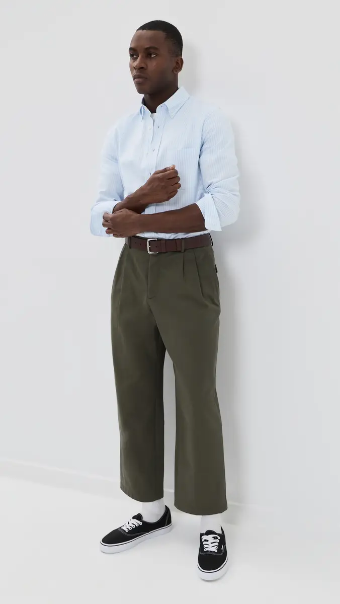 OFFICINE GÉNÉRALE New Candy Stripe Oxford Button Down Shirt | Thumbnail 5 OFFICINE GÉNÉRALE New Candy Stripe Oxford Button Down Shirt | Thumbnail 5