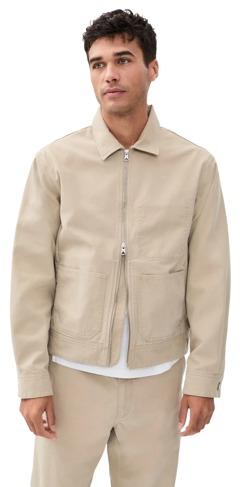 REIGNING CHAMP Cotton Canvas Grounds Jacket