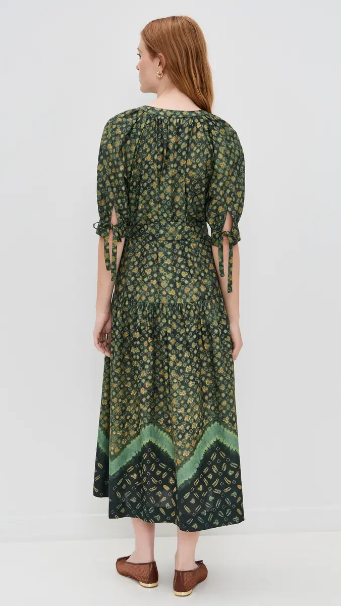 o.p.t o. p.t Aksoy Dress Green Floral | Thumbnail 3