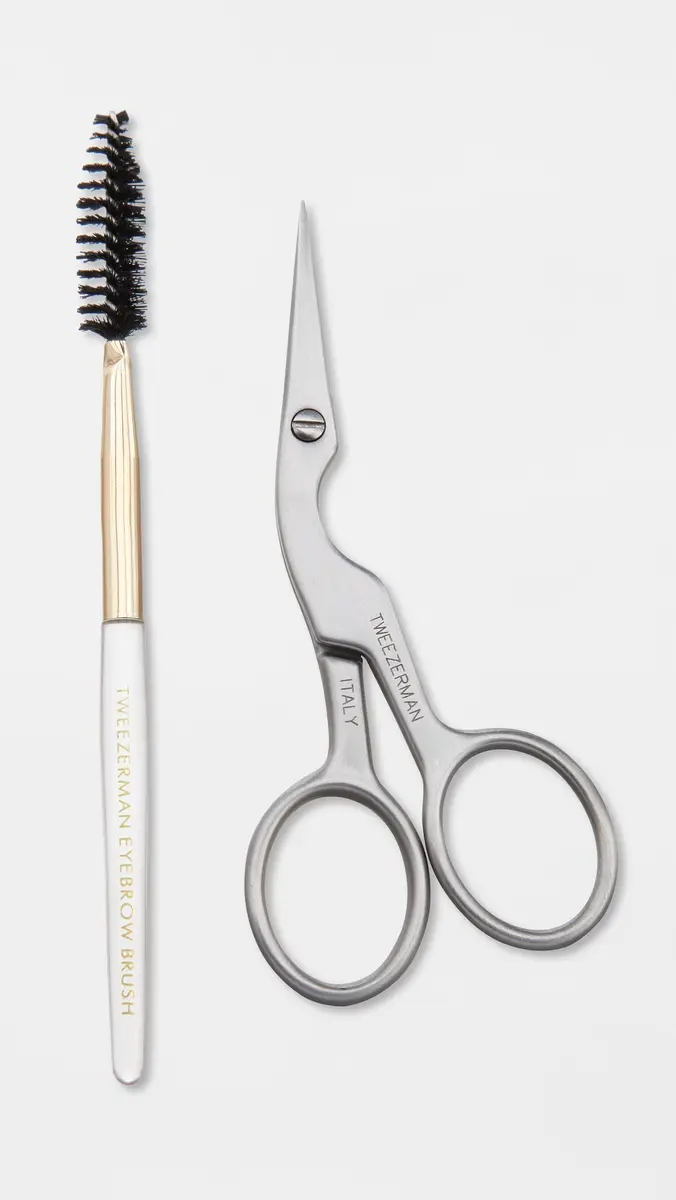 Tweezerman Brow Shaping Scissors and Brush No Color | Thumbnail 2