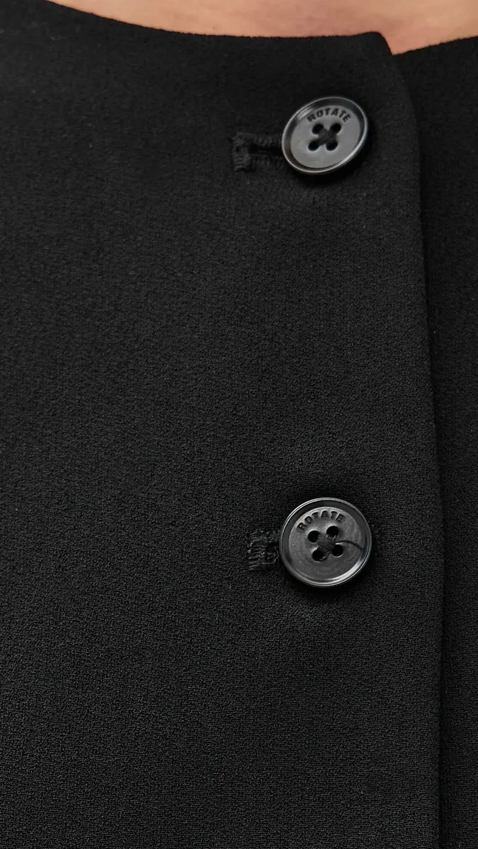ROTATE Tailored Mini Dress Black | Thumbnail 6 ROTATE Tailored Mini Dress Black | Thumbnail 6