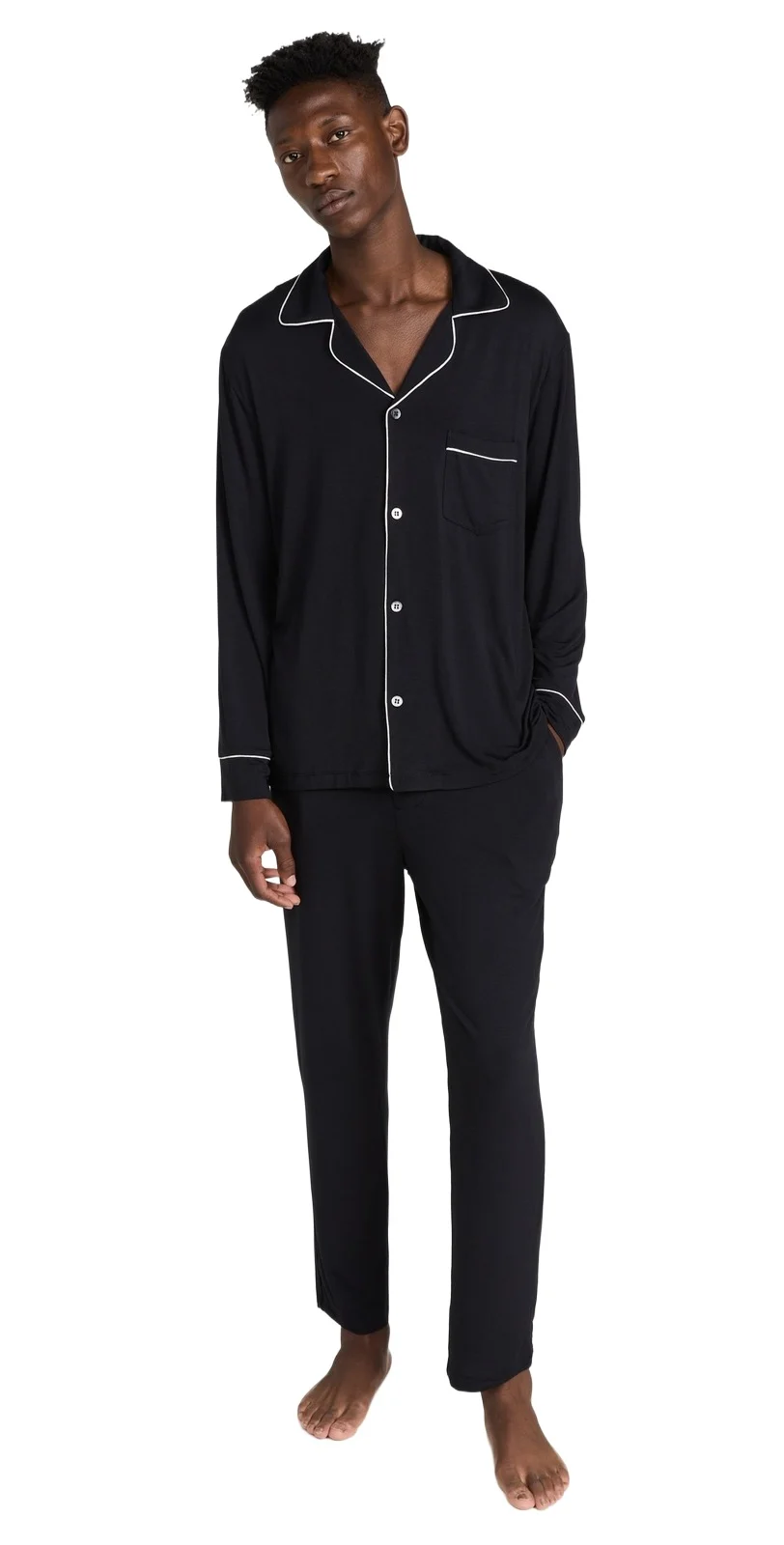 William Modal Long Pajama Set