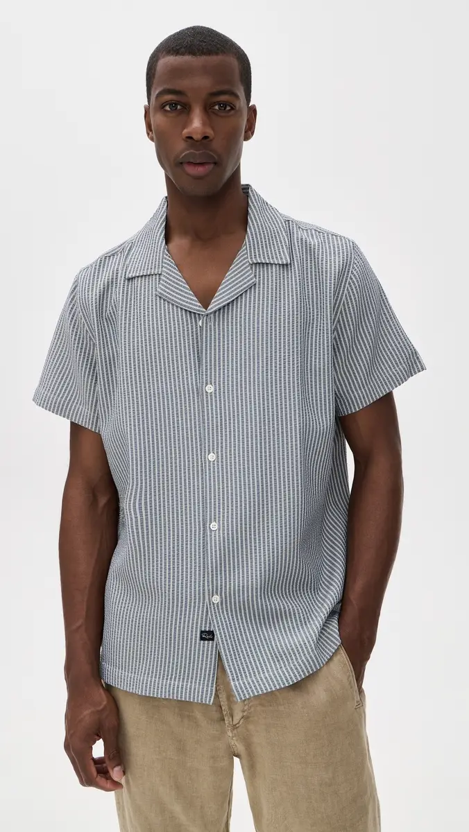RAILS Amalfi Shirt Navy Deck Stripe | Thumbnail 2 RAILS Amalfi Shirt Navy Deck Stripe | Thumbnail 2