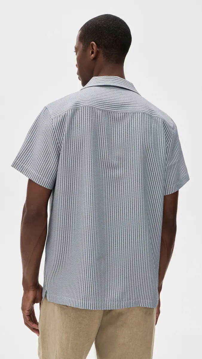 RAILS Amalfi Shirt Navy Deck Stripe | Thumbnail 3 RAILS Amalfi Shirt Navy Deck Stripe | Thumbnail 3