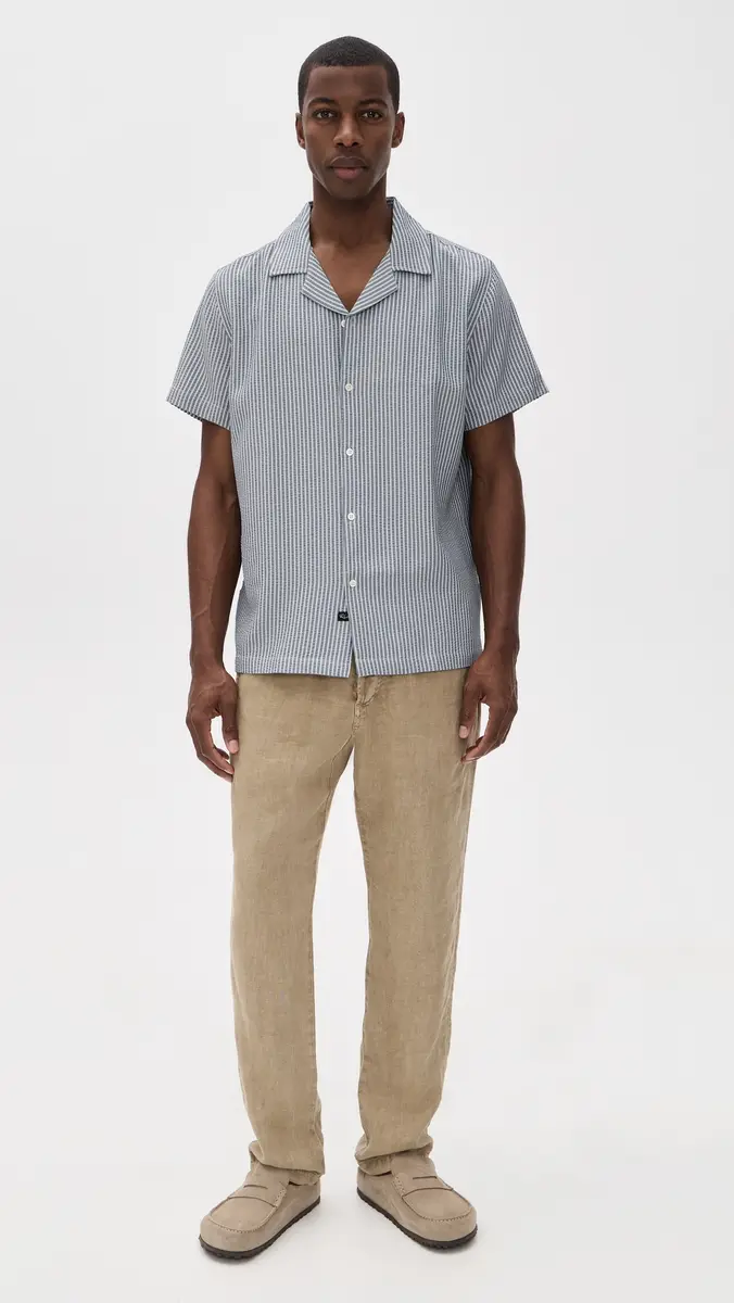 RAILS Amalfi Shirt Navy Deck Stripe | Thumbnail 5 RAILS Amalfi Shirt Navy Deck Stripe | Thumbnail 5