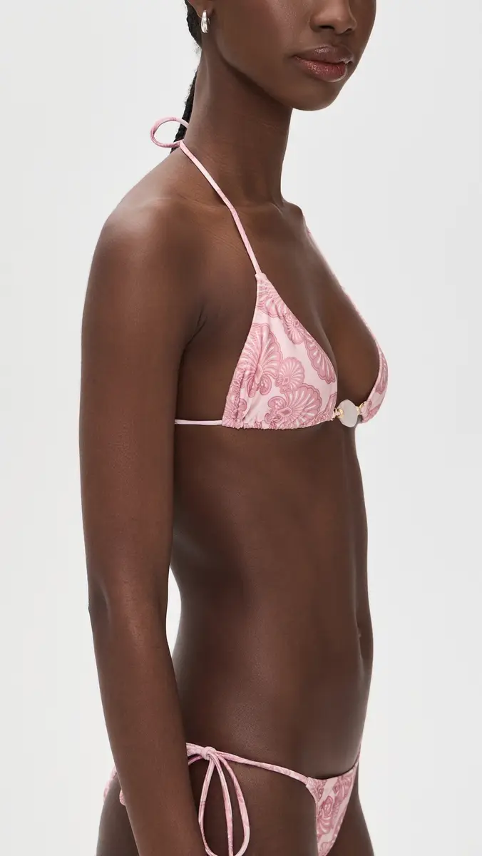 Shani Shemer Elysia Bikini Top Pink hell Print | Thumbnail 4