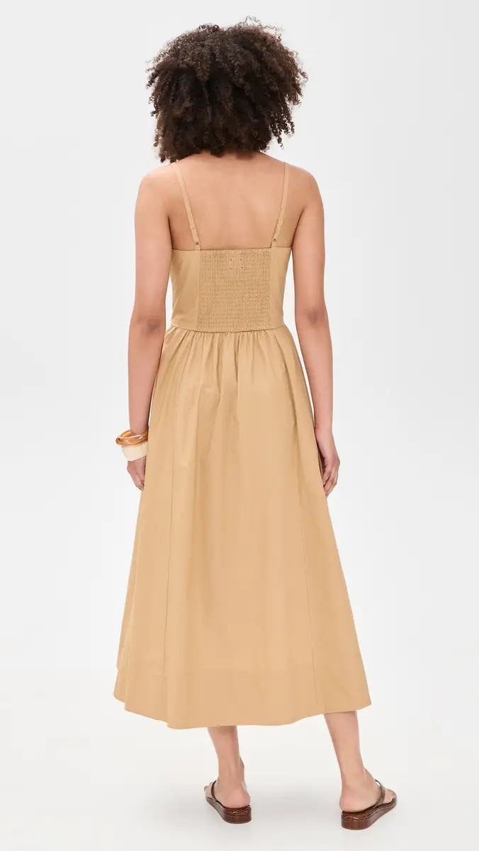 XÍRENA Bardot Dress Twig | Thumbnail 3