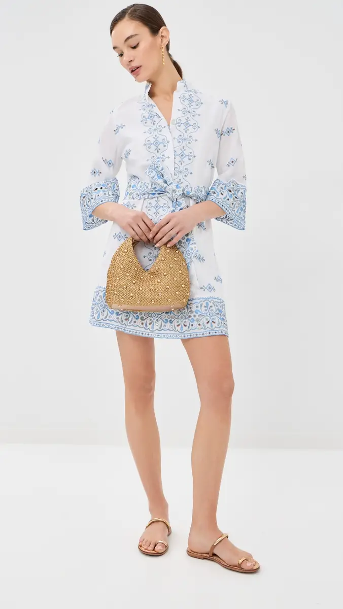 Temptation Positano Cassata Dress Avio | Thumbnail 5 Temptation Positano Cassata Dress Avio | Thumbnail 5